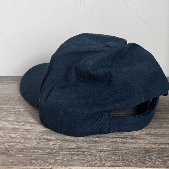 Denver Broncos Vintage Navy Blue Minimalist Orange Swoosh Embroidery Hat KC - Picture 2 of 5